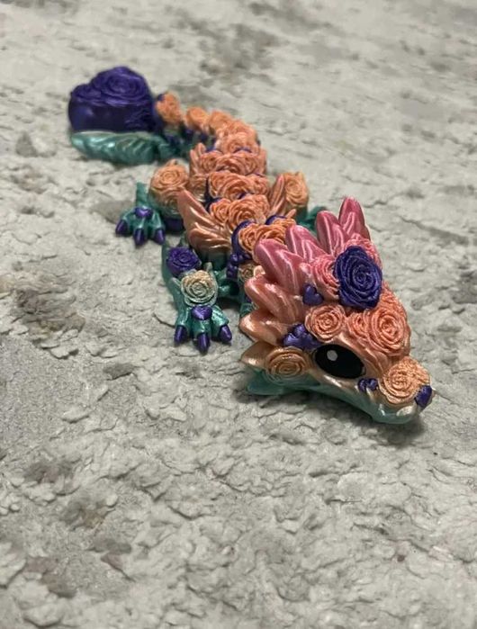 Smok Kwiatów - Smok z drukarki 3D