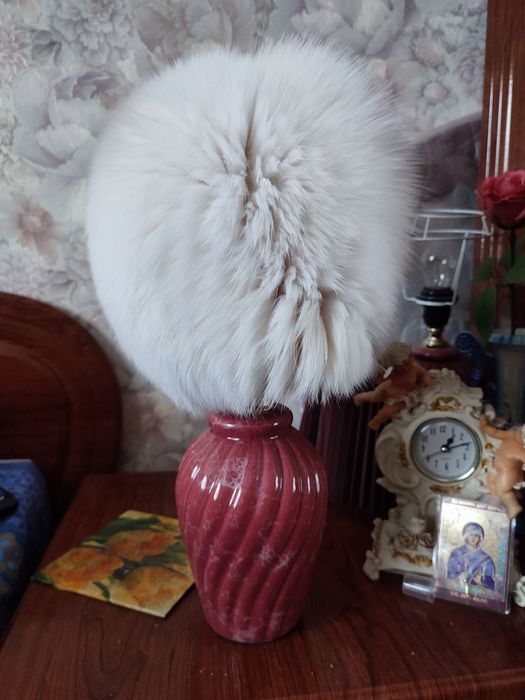 Шапка зимова біла