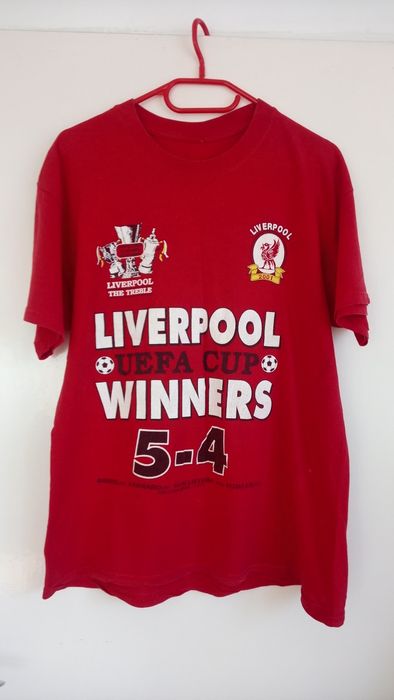 Koszulka używana Liverpool UEFA CUP 2001 pamiątkowa kolekcjonerska