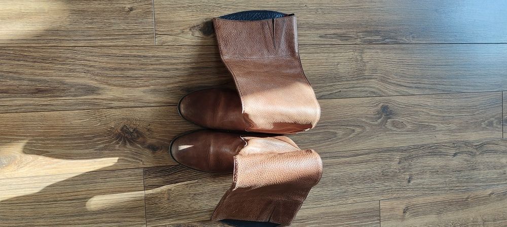 Buty Kozaki damskie Tommy Hilfiger skórzane 37.
