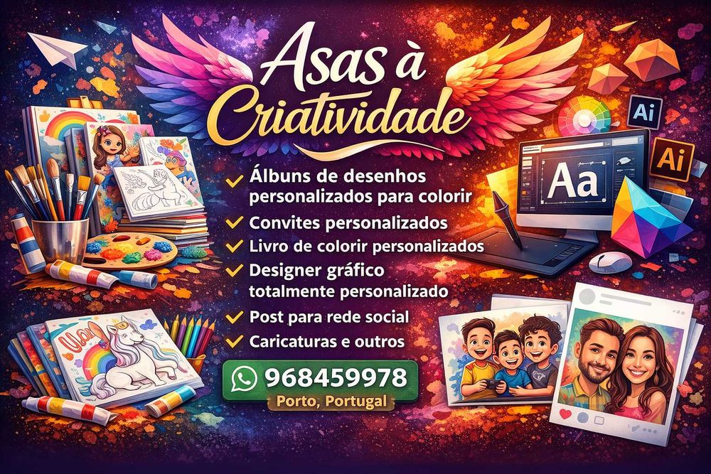 Criações personalizadas designer grafico