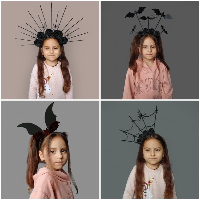 Обручі на голову , ободок,ободки, Hовий Рік, заколки,резинки