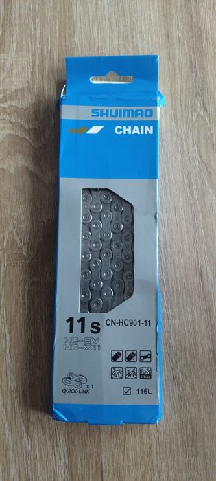 Łańcuch rowerowy 11 rzędowy 116 ogniw