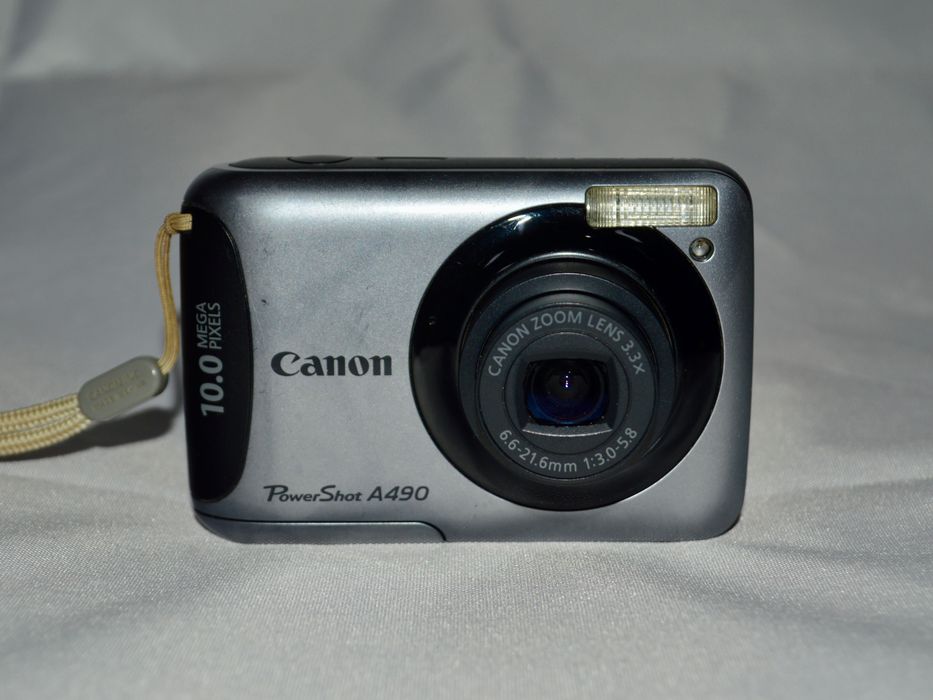 Canon PowerShot A490 10МП 3.3x компактный CCD цифровий Sony фотоапарат