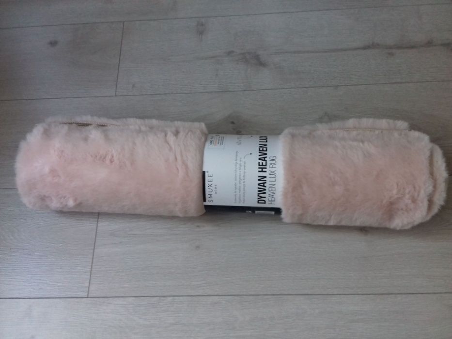 60x110 cm MIĘKKI DYWAN RABBIT KRÓLIK shaggy ivory