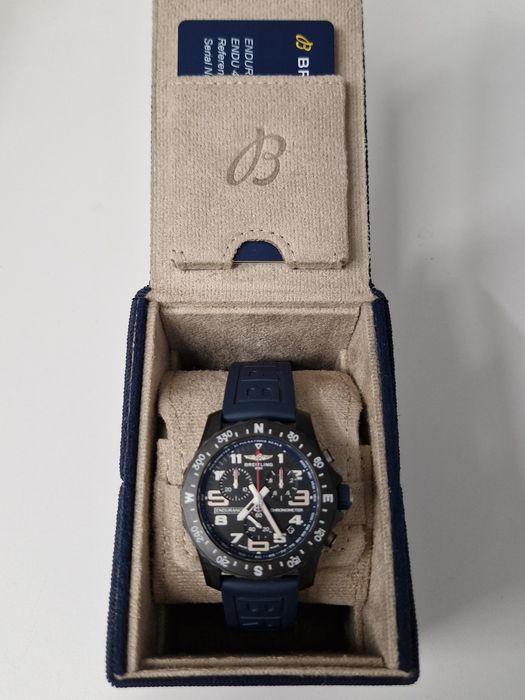 Breitling Endurance Pro 44 Blue – Full Set – Garantia até 2028