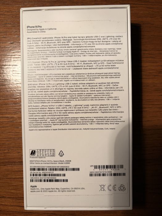 IPhone 14 pro 256 gb