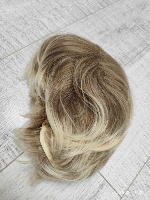 Krótka peruka ombre sombre blond short hair uniseks