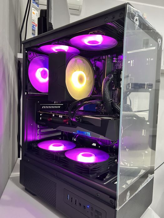 Komputer Gamingowy: Ryzen 7 5700-8R/16W/SSD 1TB M2/16GB RAM/RX 7600/