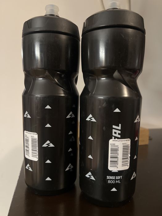Dwa czarne nowe bidony Zefal 800 ml - został jeden