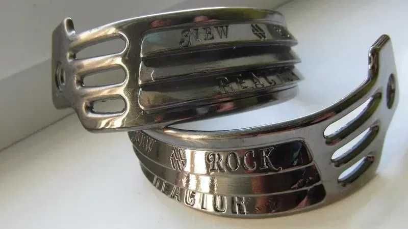 New Rock_Reactor - Blachy/Okucia/Ozdoby metalowe _do butów _nowe