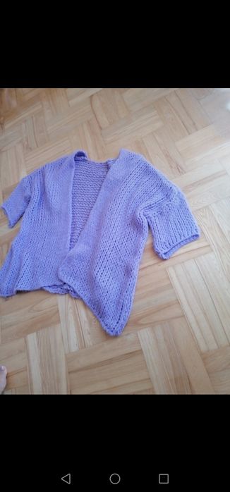 Sweter kardigan narzutka