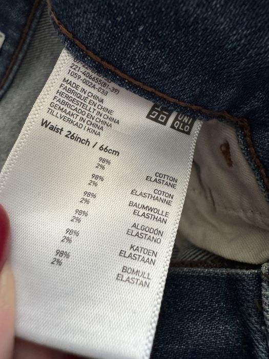 proste jeansy uniqlo