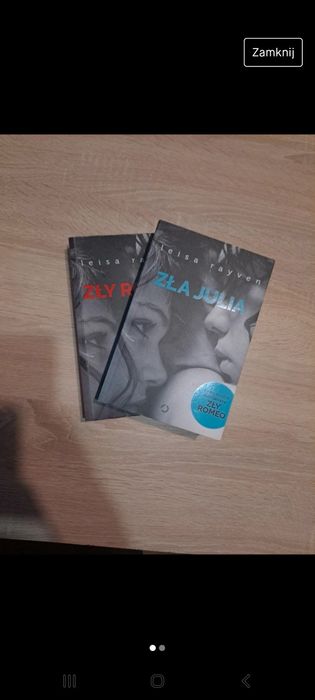 Dwie książki,  bardzo wciągające o młodzieży i miłości