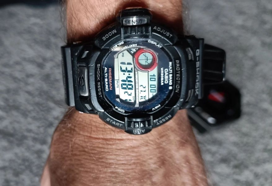 Casio Solar G-Shock Riseman alti brand GW-9200 fale radiowe