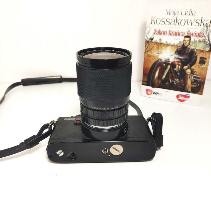 Lustrzanka analogowa Minolta XG-E Soligor Zoom Macro 28-80mm 3,5-4,5
