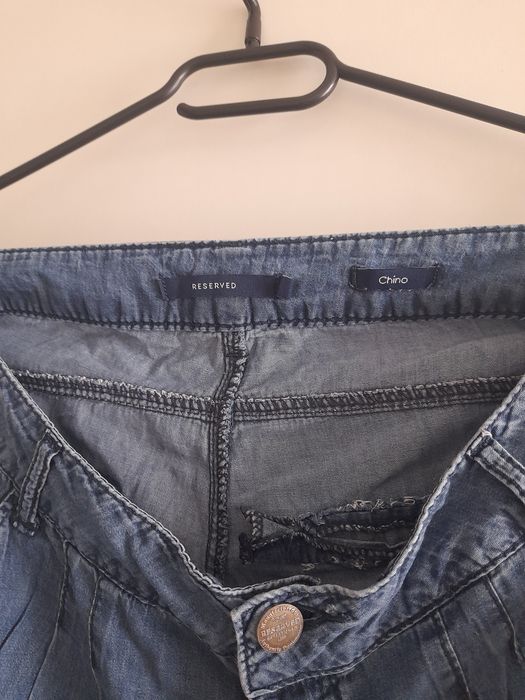 Spodnie cieniutki jeans, letnie 38