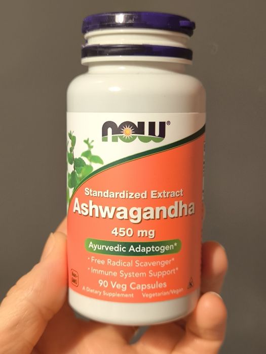 NOW Foods, ашваганда, стандартизований екстракт, 450 мг, 72  капсули