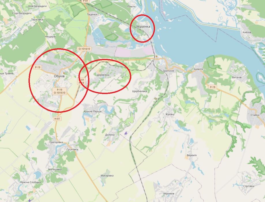 Панорамна Ділянка 70 сот. м. Обухів 3 км. Київ 29км.