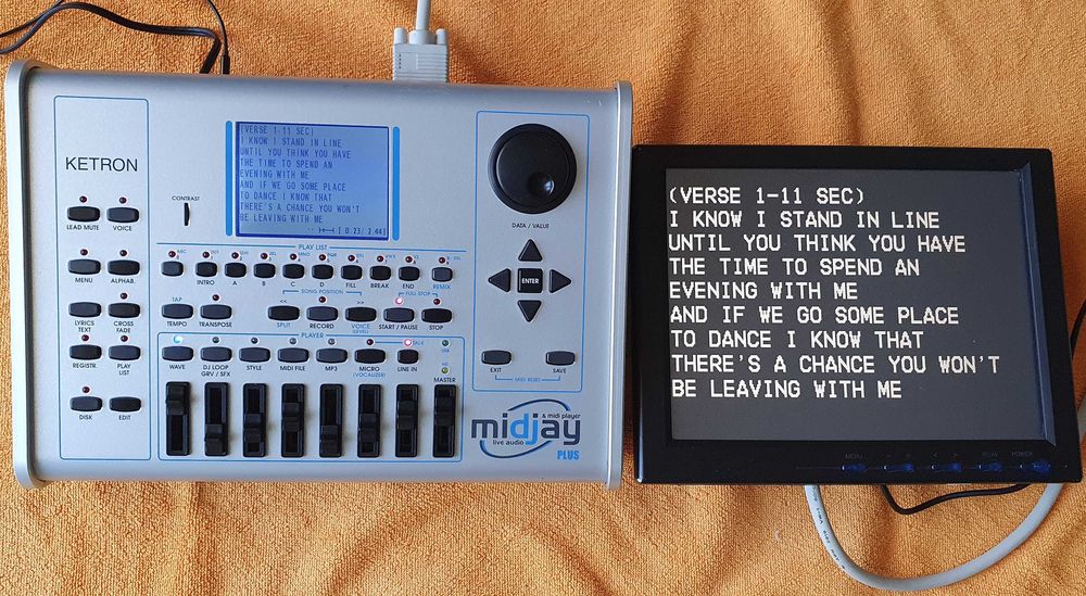Ketron Midjay Plus com extras opcionais