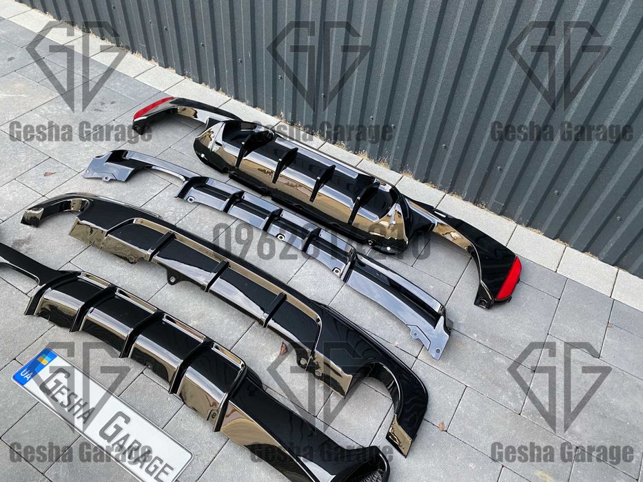 Диффузор заднего бампера спойлер BMW БМВ f30G20f32f33f36f10f11g30f90