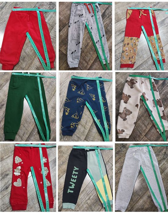 Штани утеплені/двуніть/хлопок, р. 3-36міс., 62-92, 98-116, 3-6 роки