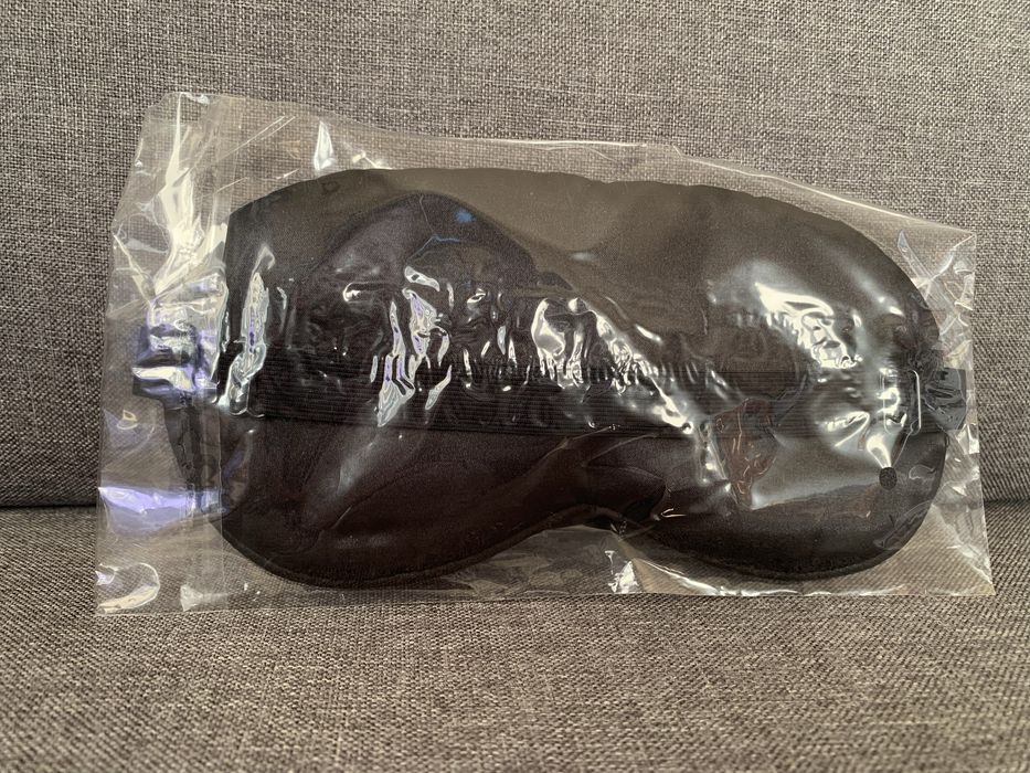 Opaska na oczy do spania czarna