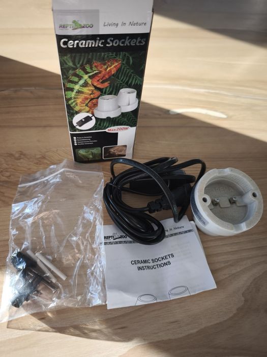 Oprawka ceramiczna do terrarium 200W