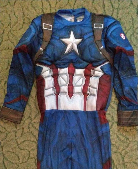 Карнавальный костюм капитан Америка на мальчика 13-14 лет, Марвел