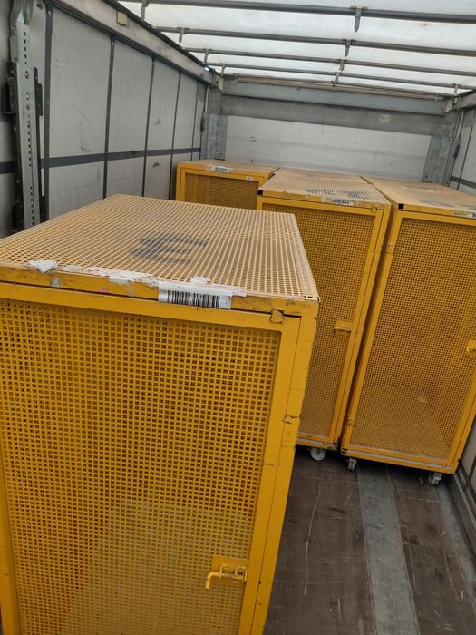 Wózek duży kurierski siatkowy transportowy magazynowy