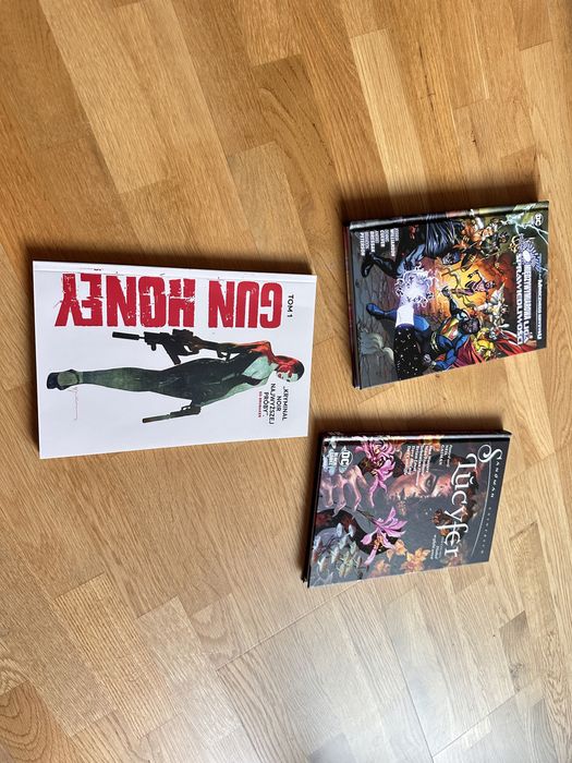 Zestaw 3 komiksów Gun Honey Lucyfer Międzywymiarowa Liga