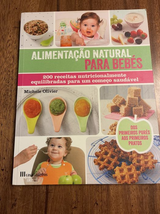 Livro de receitas Alimentacao natural para bebes