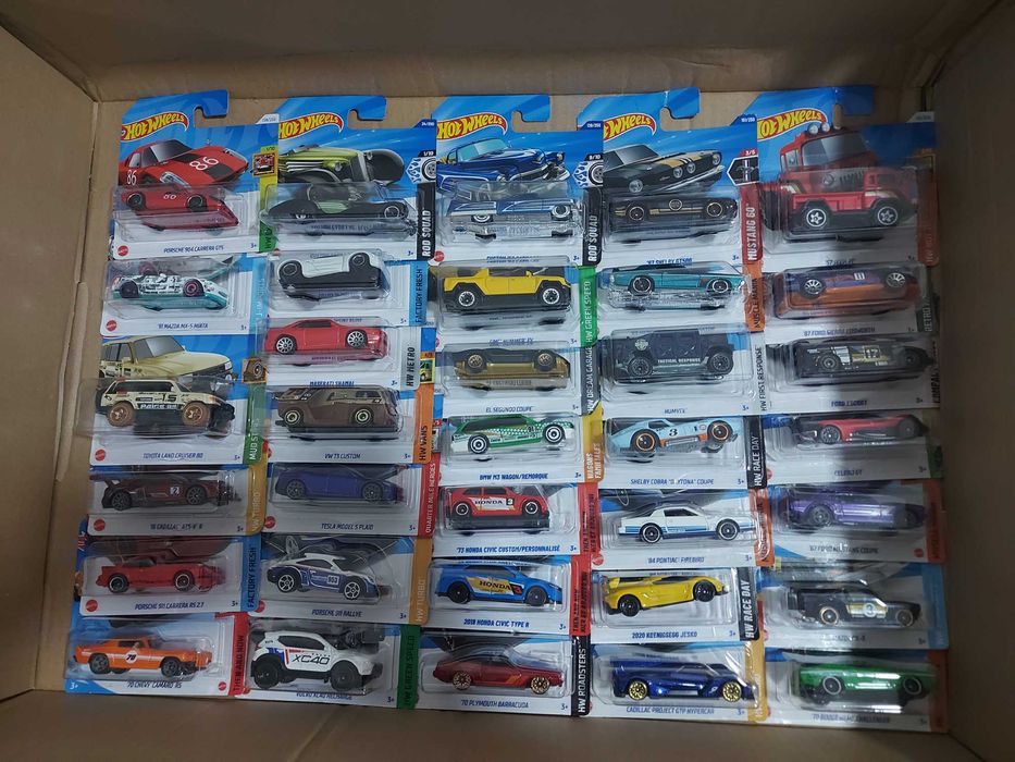 Coleção inteira de Hot Wheels