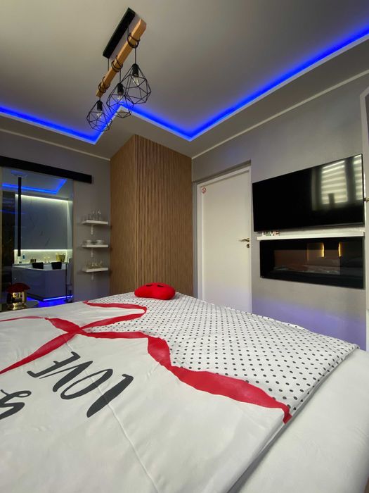 Apartament "Love" Centrum z dużą wanną dla Dwojga Gniezno