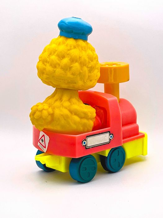 Sesame Street Big Bird Locomotiva de Corda 1994 Tyco Preschool