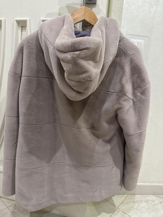 Шуба жіноча капішон