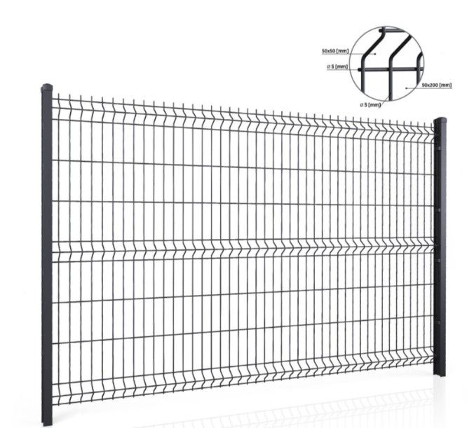 Ogrodzenie panelowe 3d + brama Wiśniowski