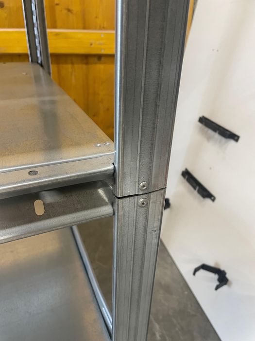 Regał ocynk 150cm wysoki modułowy