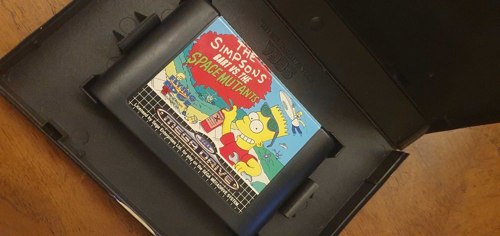 Jogo original the simpsons mega drive