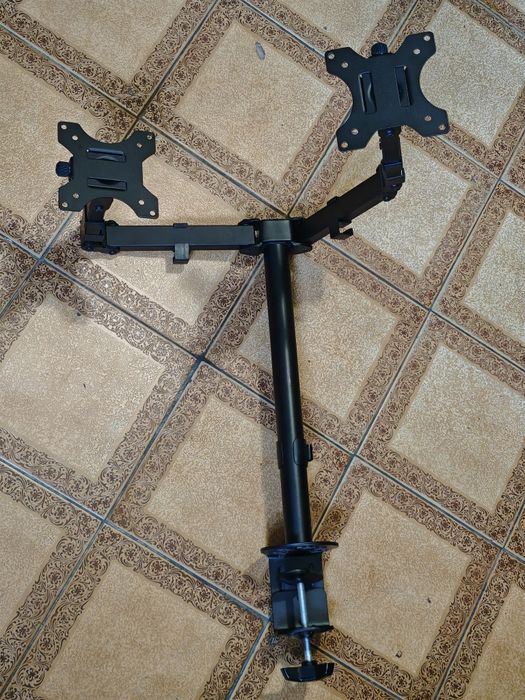 Suporte monitor duplo tooq até 32"