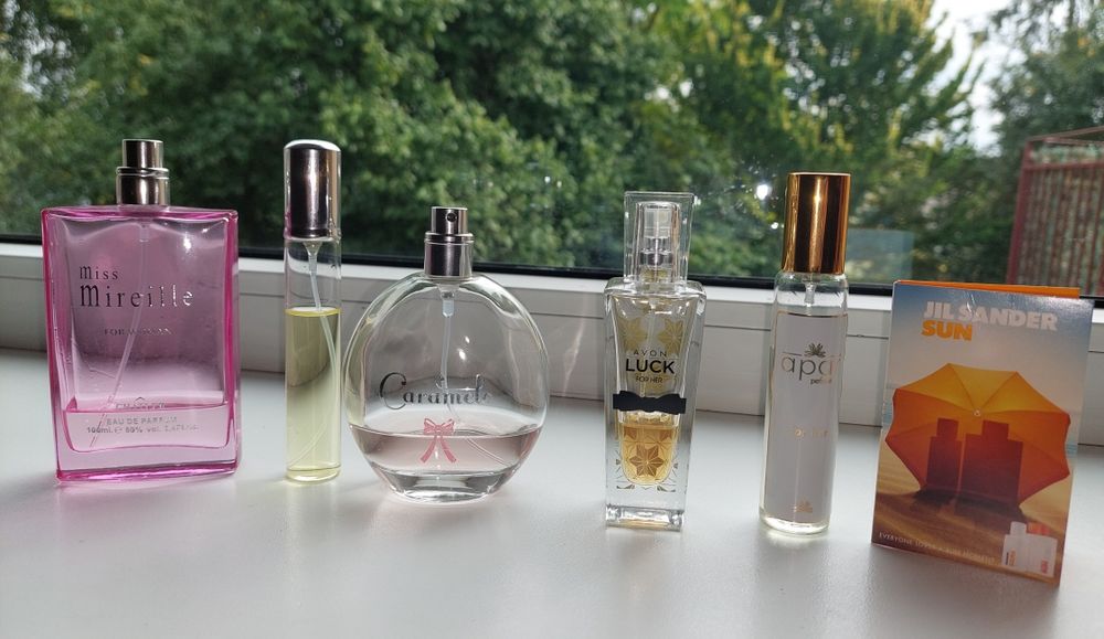 Zestaw 6 zapachów wody perfumowane