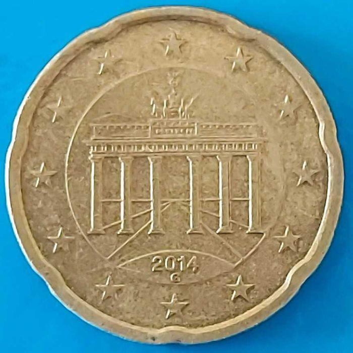 20 Cêntimos de 2014 Letra G,  da Alemanha