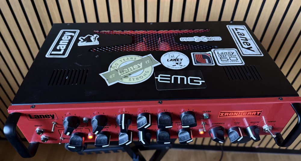 Wzmacniacz Laney IRT-Studio Limited Edition Red – lampowy head
