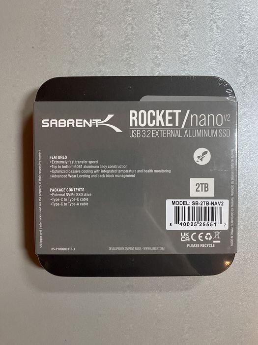 Жорсткий диск SABRENT