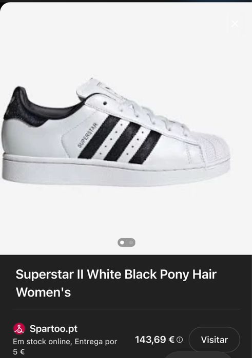 Adidas Superstar II W Pony Hair