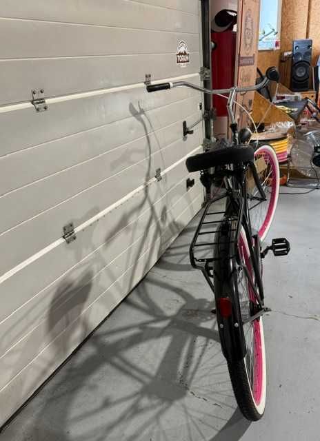 Rower czarno różowy DARK LADY 28" OUTLET NOWY