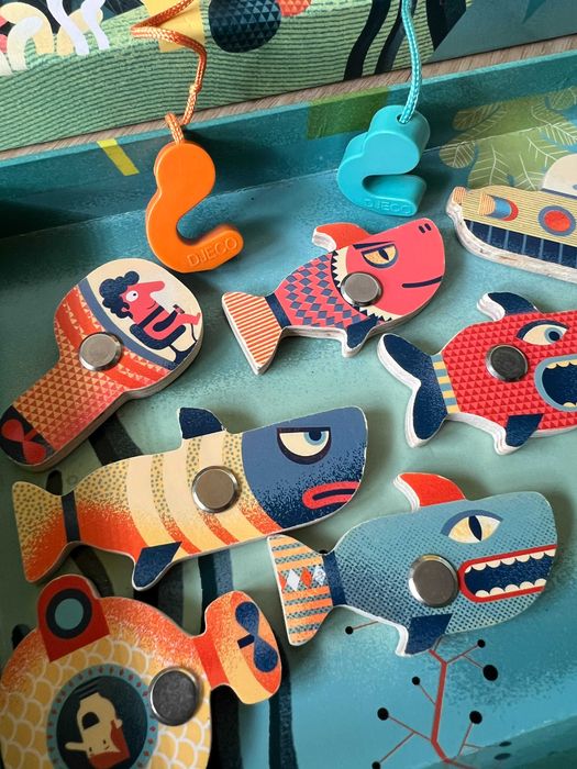 Gra Djeco Magnetic Fishing Game | magnetyczne klocki | Wiek 2+