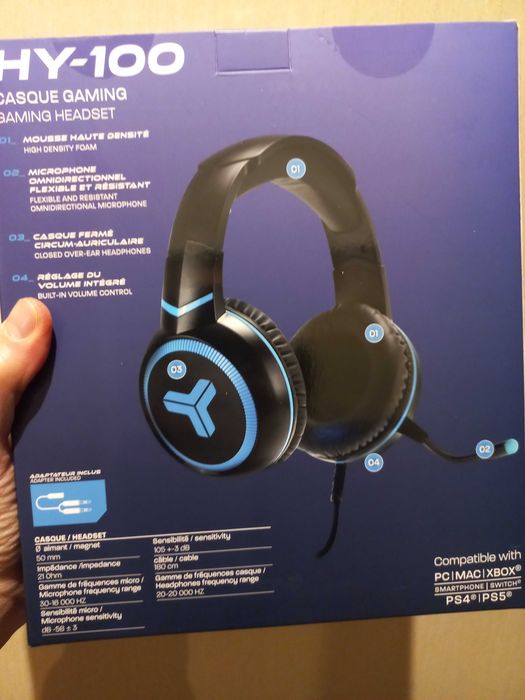 Auscultadores / Phones Gaming Headset Elyte HY-100 (NOVO SELADO)