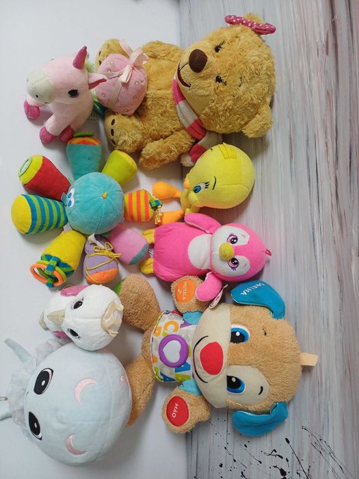 Peluches vários 8 unidades
