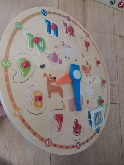 Zegar edukacyjny Nowy